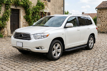 Toyota Highlander 2008-2013 Estribos Laterales Tayga Black (2 uds., Aluminio) foto 1