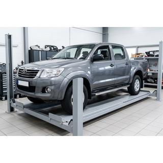 Estribos Laterales BlackLine (2 uds., Aluminio) Toyota Hilux 2006-2015 foto 1