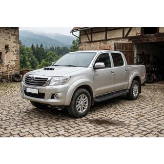 Estribos Laterales Tayga Black (2 uds., Aluminio) Toyota Hilux 2006-2015 foto 1