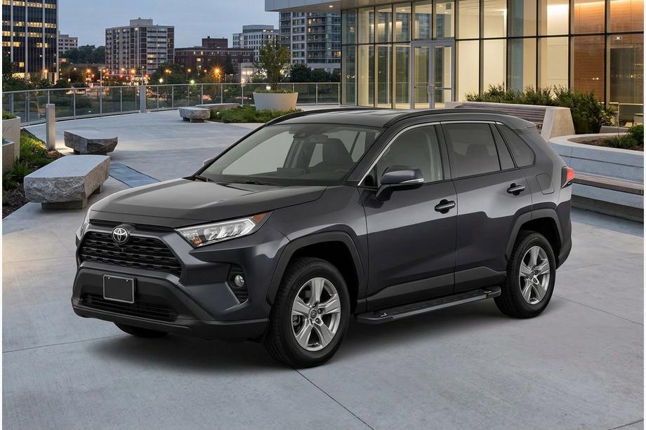 Toyota Rav 4 2019–2025 Estribos Laterales RedLine Black (2 uds., Aluminio) Image