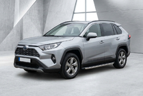 Toyota Rav 4 2019–2025 Estribos Laterales BlackLine (2 uds., Aluminio) foto 1