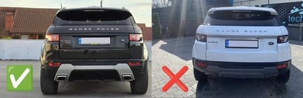 Range Rover Evoque 2012-2018 Guardabarros originales Premium Dynamic (4 uds) foto 2