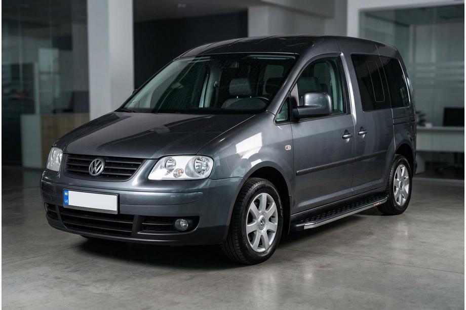 Volkswagen Caddy 2004-2010 Estribos Laterales BlackLine (2 uds., Aluminio) Image