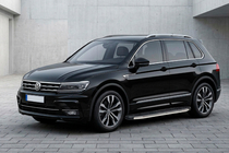 Volkswagen Tiguan 2016-2023 Estribos Laterales BlackLine (2 uds., Aluminio) foto 1