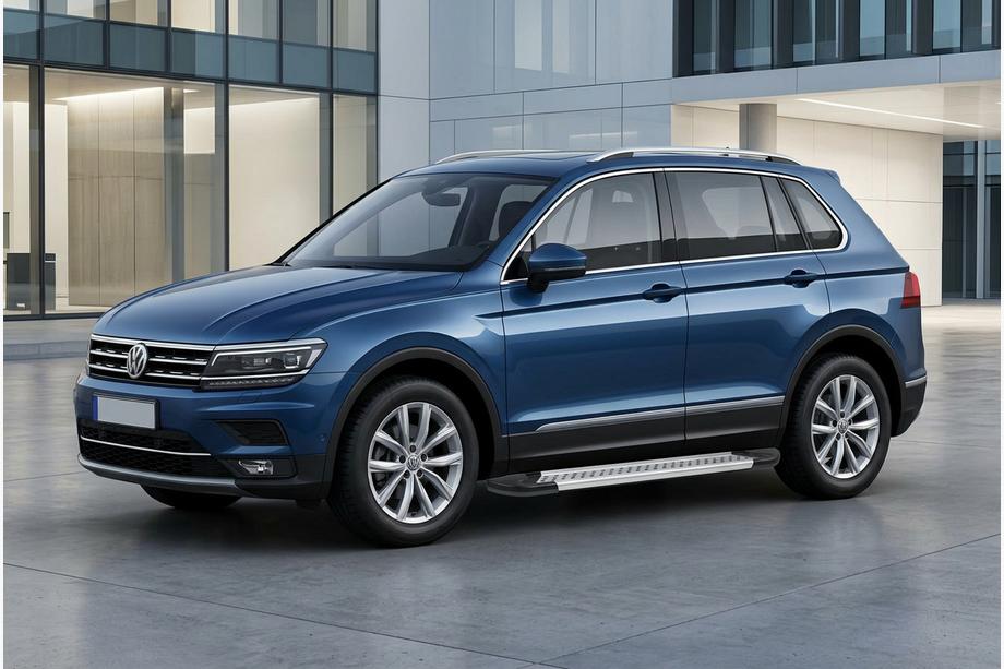 Volkswagen Tiguan 2016-2023 Estribos Laterales New Vision Grey (2 uds., Aluminio) Foto 1