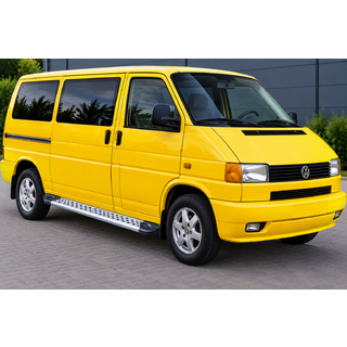 Estribos Laterales New Vision Grey (2 uds., Aluminio) Volkswagen T4 Transporter 1990-2003 foto 1