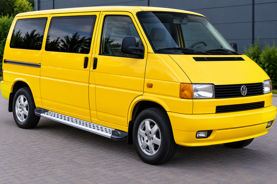 Volkswagen T4 Transporter 1990-2003 Estribos Laterales New Vision Grey (2 uds., Aluminio) Foto 1