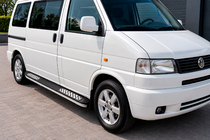 Volkswagen T4 Transporter 1990-2003 Estribos Laterales Tayga V2 (2 uds., Aluminio) foto 1