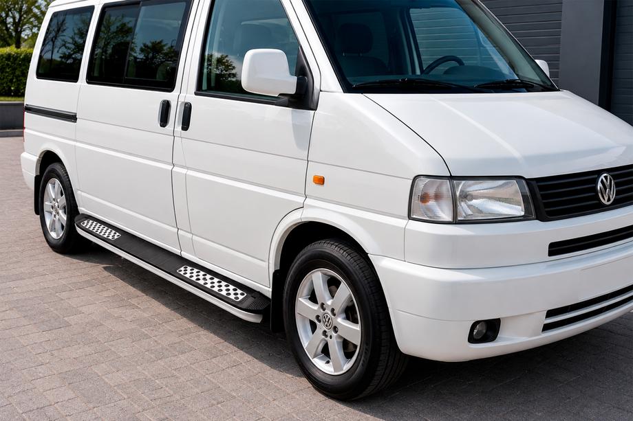 Volkswagen T4 Transporter 1990-2003 Estribos Laterales Tayga V2 (2 uds., Aluminio) Image