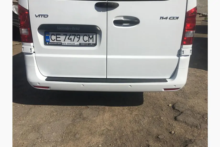 Mercedes Vito/V-class W447 2014- Protector de parachoques trasero DDU (ABS) Foto 5