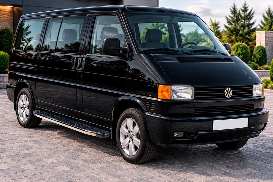 Volkswagen T4 Caravelle/Multivan 1990–2003 Estribos Laterales BlackLine (2 uds., Aluminio) Image