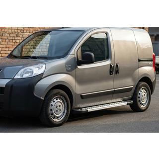 Estribos Laterales New Vision Grey (2 uds., Aluminio) Fiat Fiorino/Qubo 2008-2024 foto 1