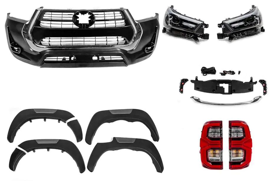 Toyota Hilux 2015- Kit completo de restyling a look 2022 (para 2015-2020) Image
