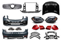 Mercedes GL/GLS class X166 2012-2019 Kit de restyling de GL a GLS63 AMG (V2, algunas piezas originales) foto 1