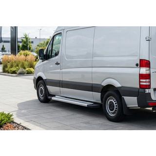 Estribos Laterales New Vision Grey (2 uds., Aluminio) Volkswagen Crafter 2006-2016 foto 1