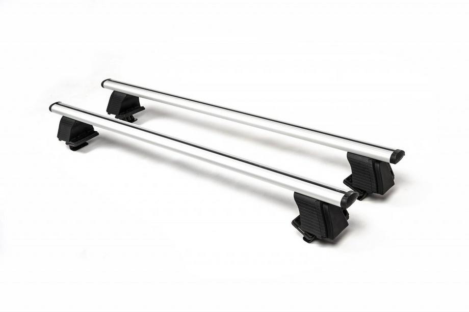 Mitsubishi Lancer X 2008- Barras de techo para techo liso (2 uds, Asaf V4) Foto 19