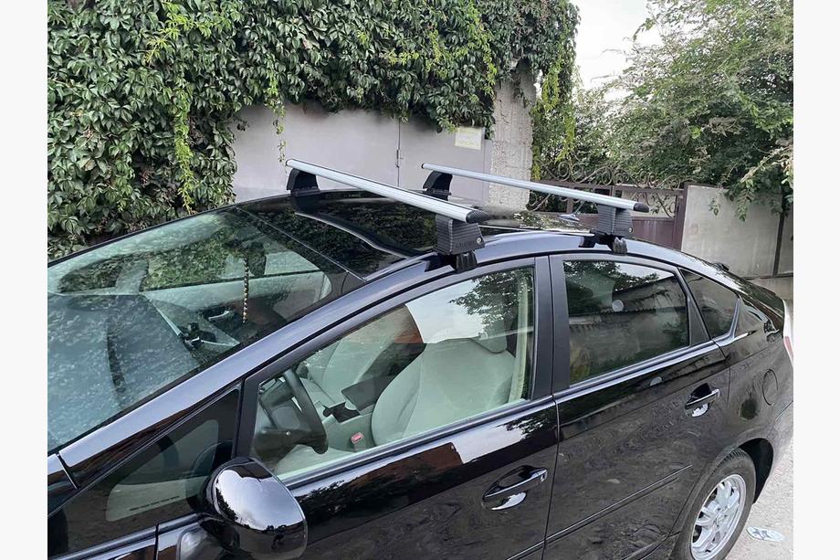 Toyota Prius 2009-2015 Barras de techo para techo liso (2 uds, Asaf V4) Foto 1