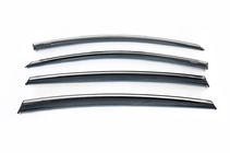 Opel Insignia 2017-2022 Deflectores de Ventana con Moldura Cromada SD (4 uds., Niken) foto 2