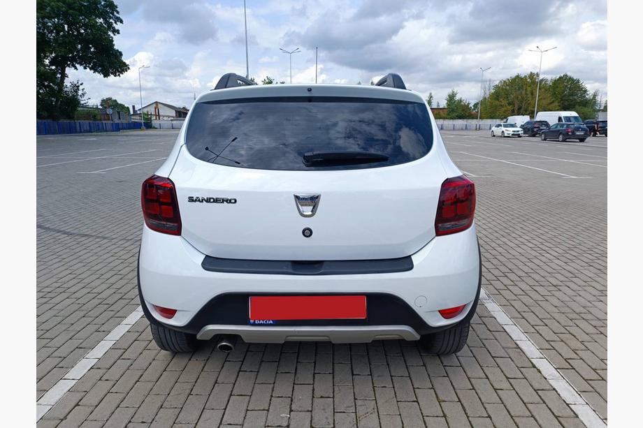 Dacia Sandero 2013-2020 Protector de parachoques trasero EuroCap (ABS) Foto 3