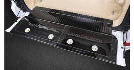 Toyota Land Cruiser 200 2007-2021 Juego de inserciones (aluminio oscuro cepillado) foto 3