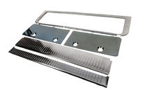 Toyota Land Cruiser 200 2007-2021 Juego de inserciones (aluminio oscuro cepillado) foto 6