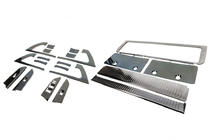 Toyota Land Cruiser 200 2007-2021 Juego de inserciones (aluminio oscuro cepillado) foto 1