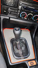 BMW 5 Series E34 1988-1995 Pomo de cambio OEM (piel sintética, negro liso) foto 5