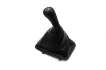BMW 3 Series E46 1998-2006 Funda de palanca de cambios + pomo OEM (cuero sintético) foto 1