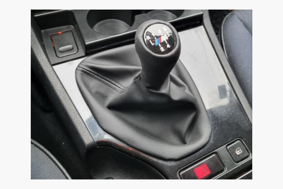 BMW 5 Series E39 1996-2003 Funda de palanca de cambios + pomo OEM (cuero sintético) Image