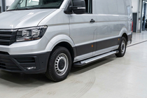Volkswagen Crafter 2016- Estribos laterales Allmond Grey (2 uds., aluminio) foto 1