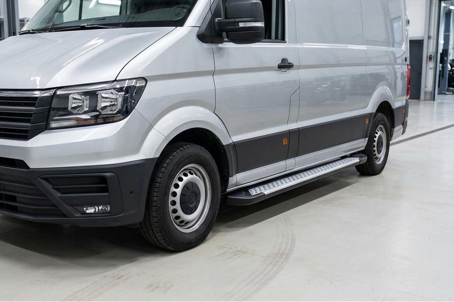 Volkswagen Crafter 2016- Estribos laterales Allmond Grey (2 uds., aluminio) Image