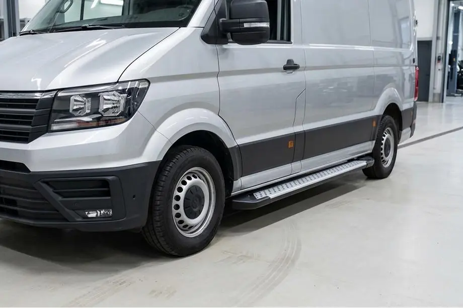 Volkswagen Crafter 2016- Estribos laterales Allmond Grey (2 uds., aluminio) Foto 1