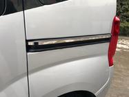 Fiat Fiorino/Qubo 2008-2024 Molduras de acero inoxidable para puertas correderas (2 uds) foto 5