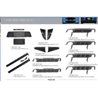 Kit de Carrocería Completo Ford Mustang 2015-2023 foto 3