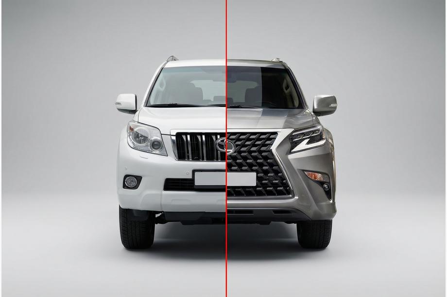 Toyota Land Cruiser Prado 150 2009-2023 Kit de restyling a Lexus GX460 2020 Image