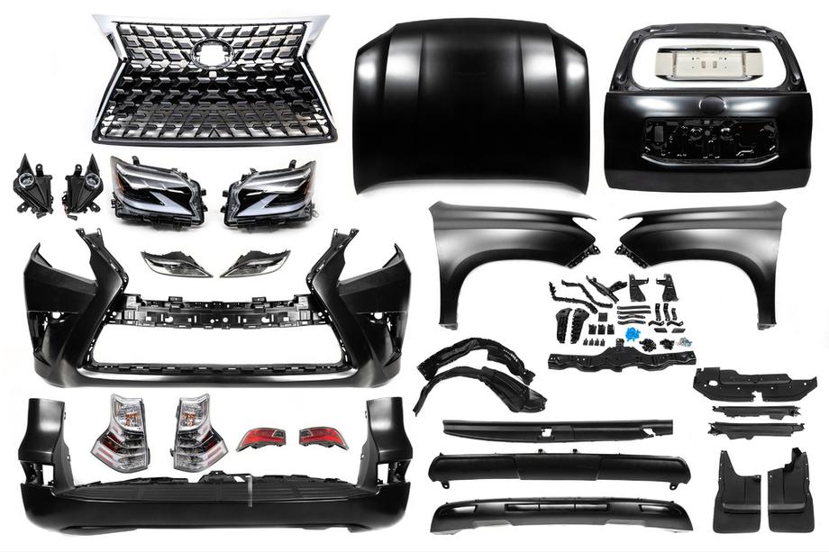 Toyota Land Cruiser Prado 150 2009-2023 Kit de restyling a Lexus GX460 2020 Foto 3