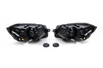 Volkswagen T6 2015-2024 Faros delanteros con luces diurnas LED 2015-2019 (Plata, 2 uds) foto 5