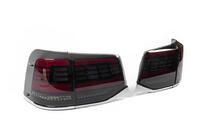 Toyota Land Cruiser 200 2007-2021 Pilotos Traseros 2016-2021 (Sequential Red) foto 3