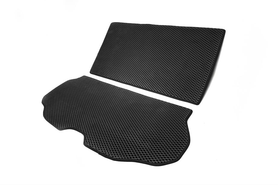 Volvo XC70 2007-2013 Alfombrilla de maletero 2 piezas (EVA, negro) Image