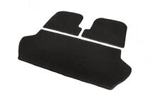 Volvo XC90 2002-2014 Alfombrilla de maletero 3 piezas (EVA, negro) foto 8