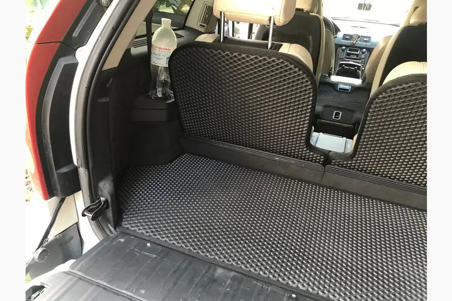 Volvo XC90 2002-2014 Alfombrilla de maletero 3 piezas (EVA, negro) Foto 4