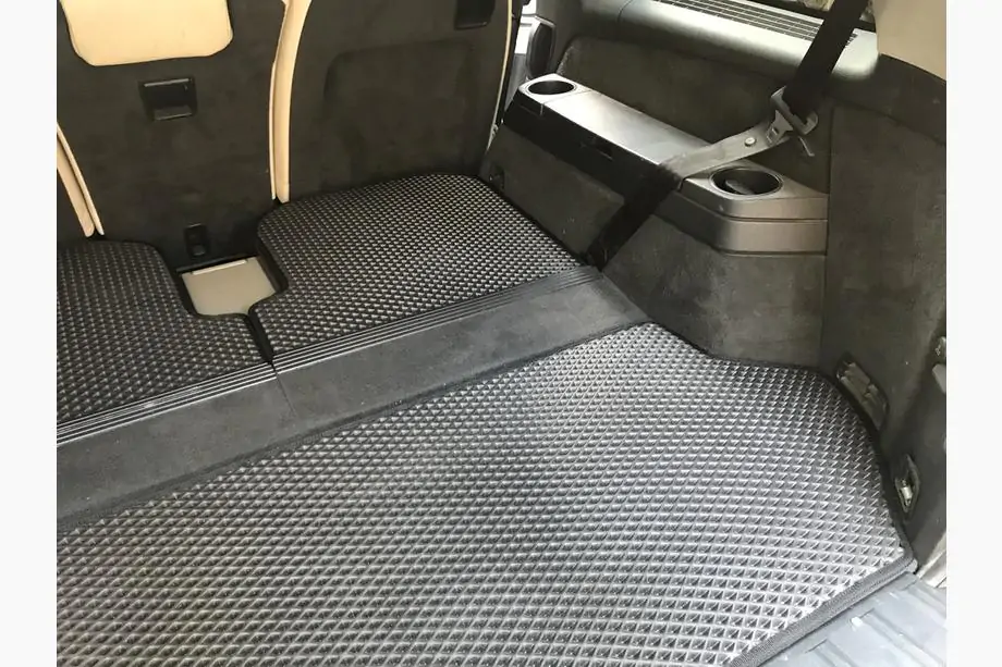 Volvo XC90 2002-2014 Alfombrilla de maletero 3 piezas (EVA, negro) Foto 3