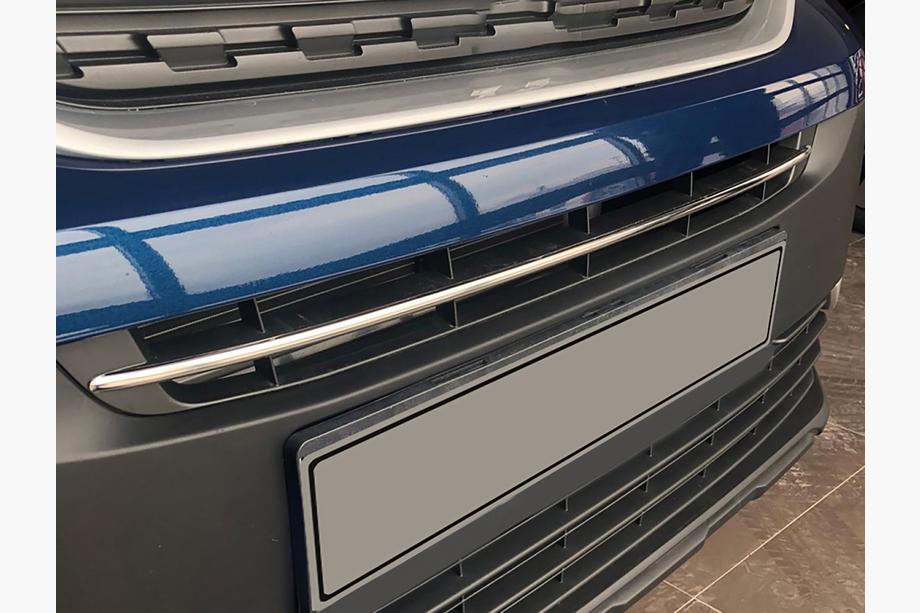 Peugeot Partner/Rifter 2019- Tira cromada para parachoques (acero inoxidable) Image