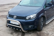 Volkswagen Caddy 2015-2020 Defensa Delantera WT003-4 (Acero Inoxidable) foto 2