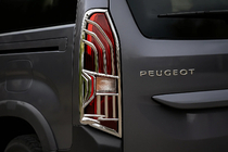 Peugeot Partner/Rifter 2019- Cubiertas Cromadas para Luces Traseras (2 uds, ABS) foto 1