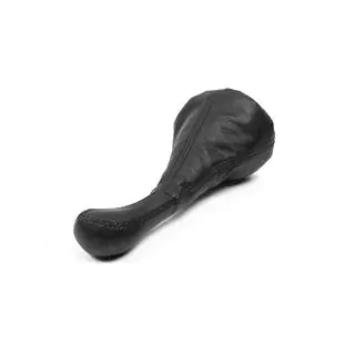 Funda universal de palanca de cambios con pomo (negro, cuero) foto 3
