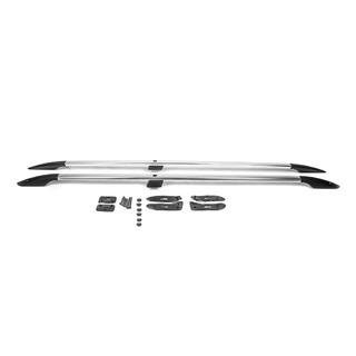 Barras de techo diseño turco (Cromo, 2 uds) Toyota Land Cruiser 200 2007-2021 foto 2