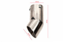 Toyota Land Cruiser Prado 150 2009-2023 Cola de Escape Acero Inoxidable foto 4