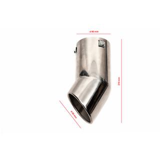 Cola de Escape Acero Inoxidable Toyota Land Cruiser Prado 150 2009-2023 foto 4