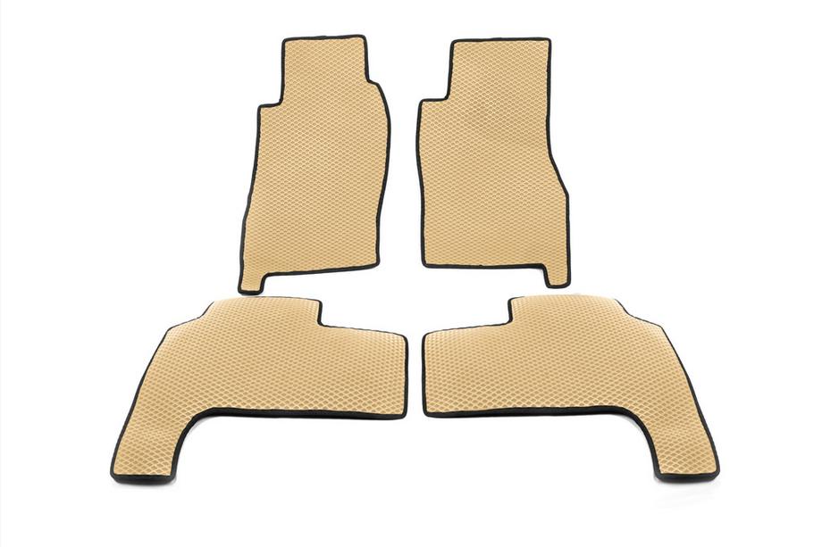 Nissan Patrol Y61 1997-2011 Alfombrillas EVA (Beige) Foto 1